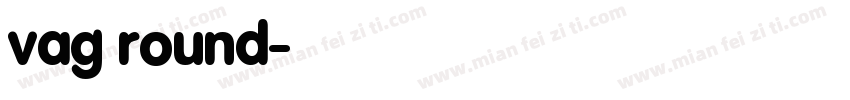 VAG Round字体转换
